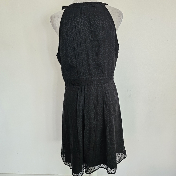 Theory "Keresa" Black Abstract Burnout Dress - Picture 8 of 12